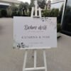 ploča dobrodošlice za vjenčanje