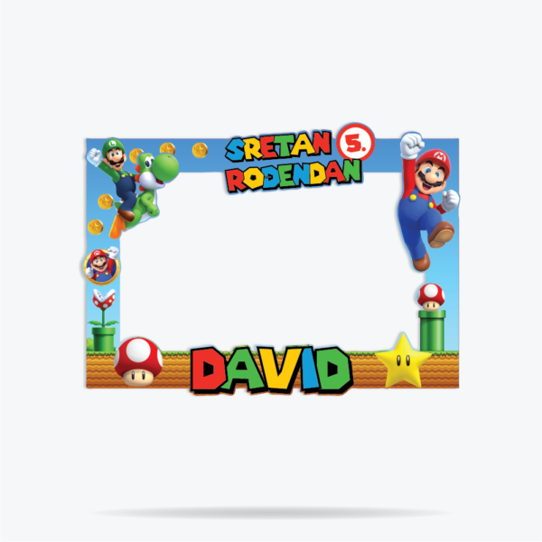 Super Mario okvir za fotkanje Super Mario okvir za fotkanje
