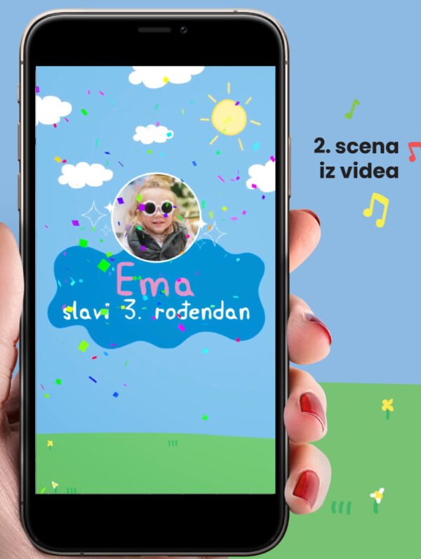 druga-scena Peppa Pig video pozivnica za rođendan