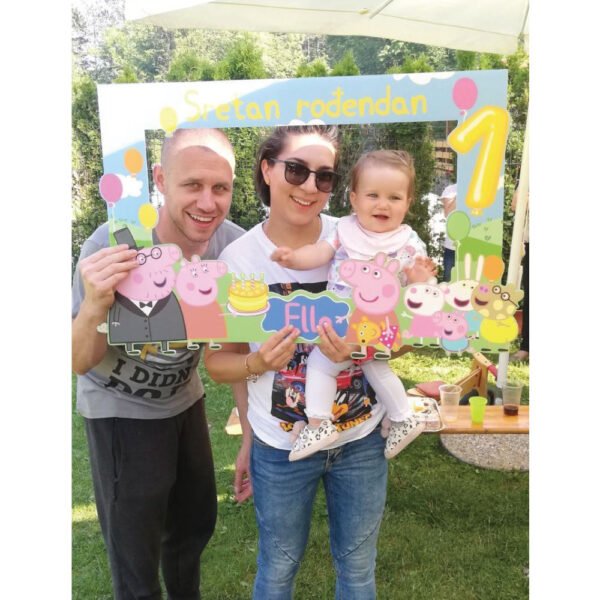 peppa-obitelj Peppa Pig okvir za fotkanje